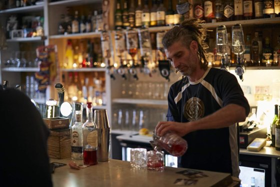 bartender in Dingle pub
