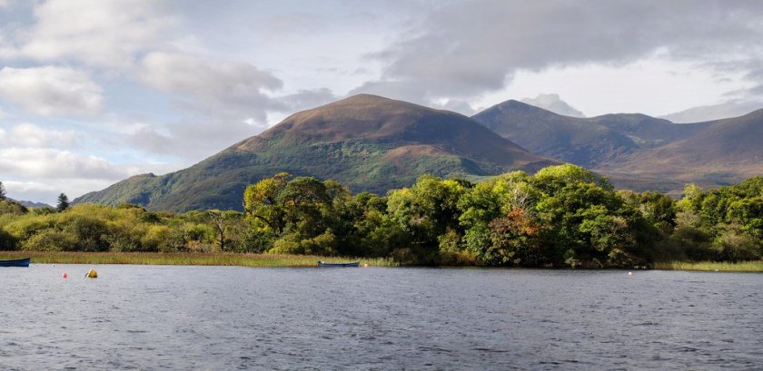 lake and mountain in kerry